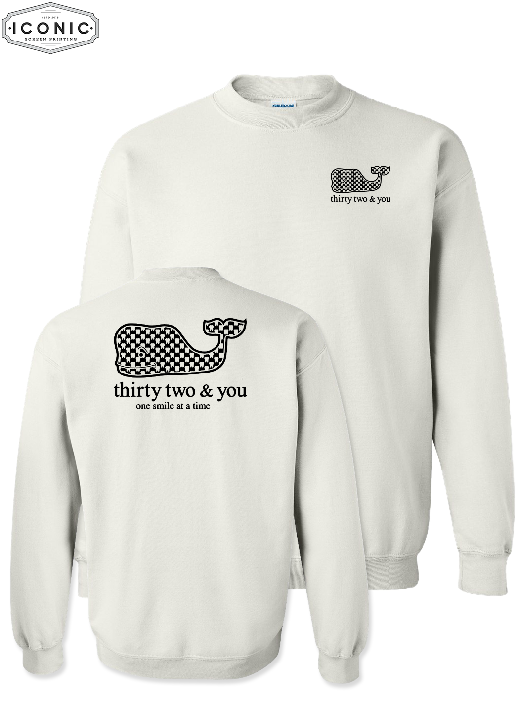 Whale 32 & U - D3 - Heavy Blend Sweatshirt