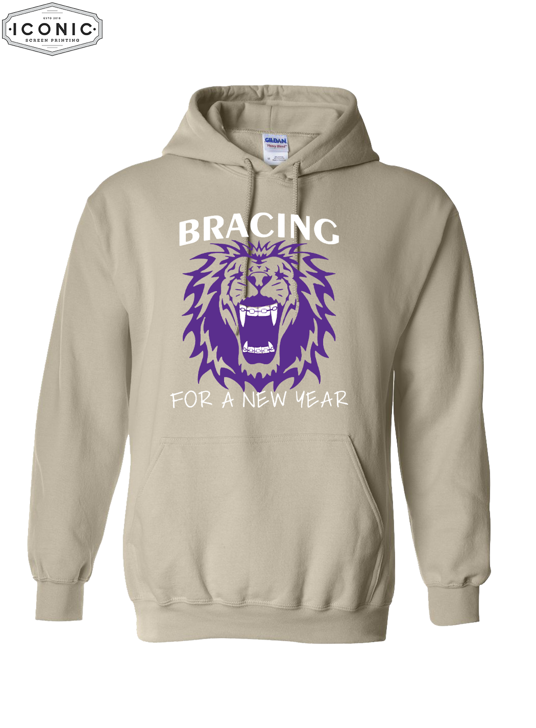 Bracing for a New Year - D4 - Heavy Blend Hooded Sweatshirt