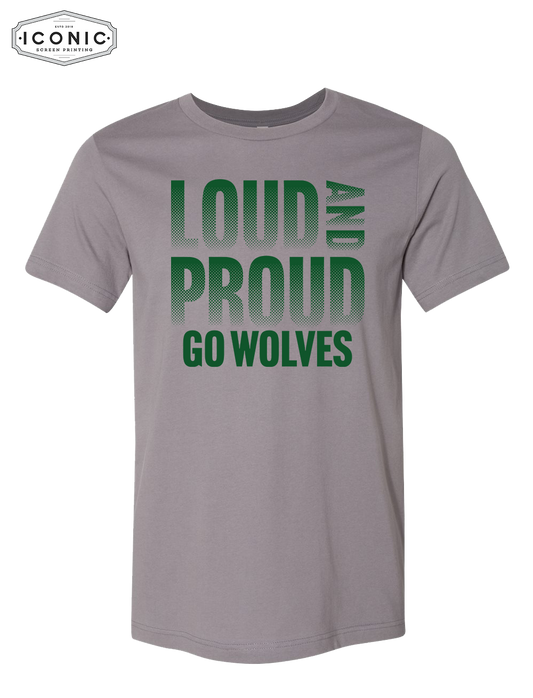 Loud and Proud Wolves - Unisex Jersey Tee