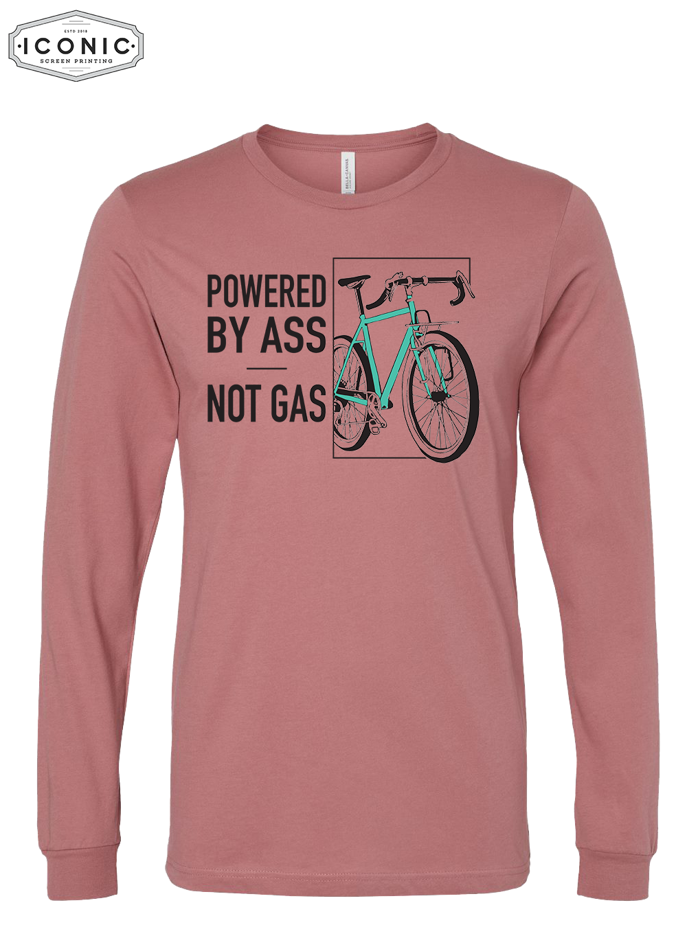 Powered By Ass - D1 - BELLA+CANVAS - Unisex Jersey Long Sleeve Tee