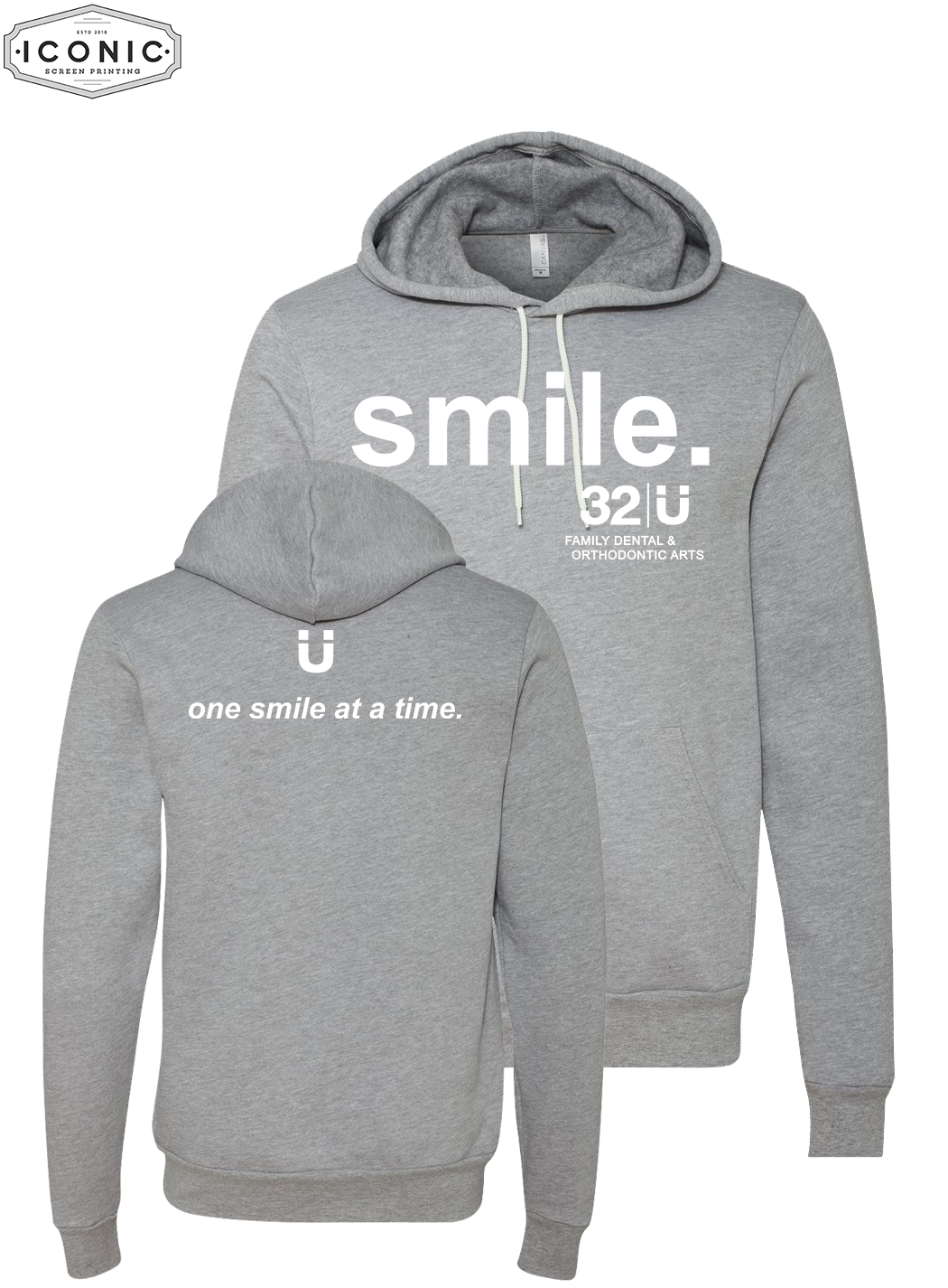 SMILE - D1 - Unisex Sponge Fleece Hoodie