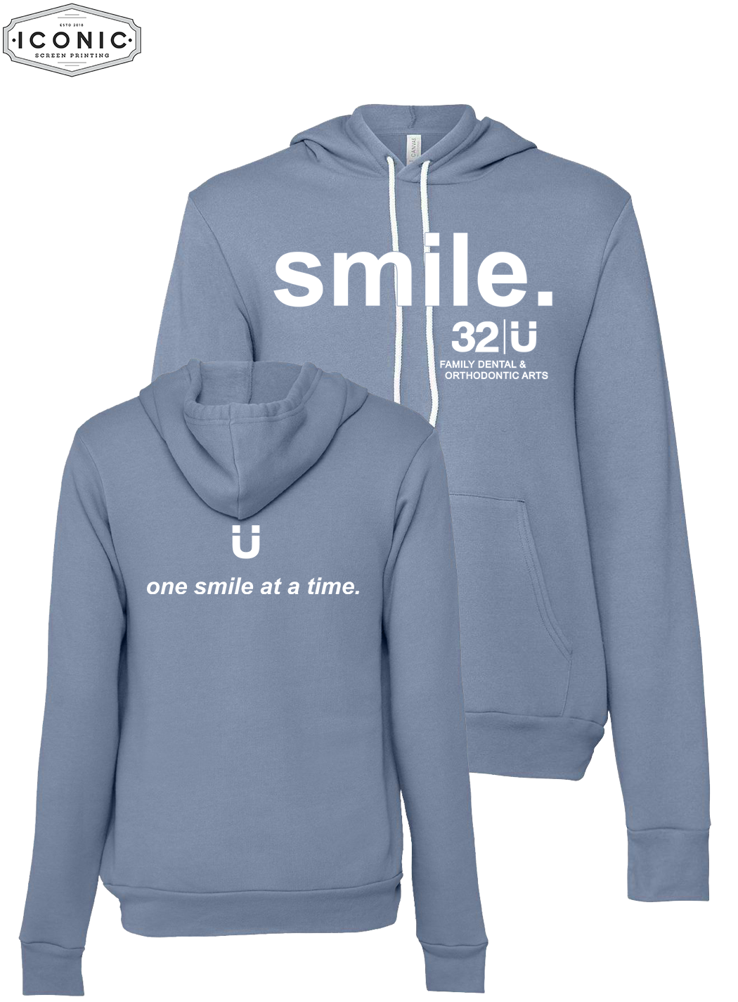 SMILE - D1 - Unisex Sponge Fleece Hoodie