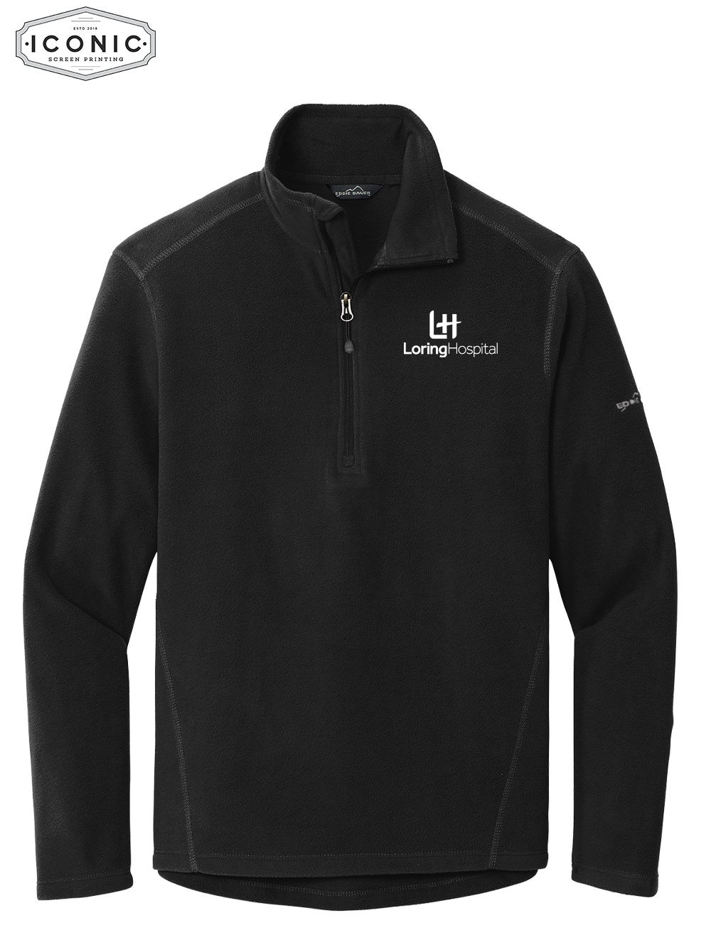 Loring Hospital 1/2-Zip Microfleece Jacket