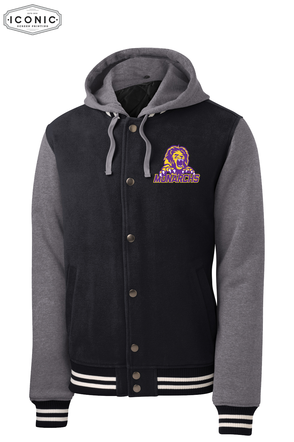 Monarchs - Sport-Tek Insulated Letterman Jacket