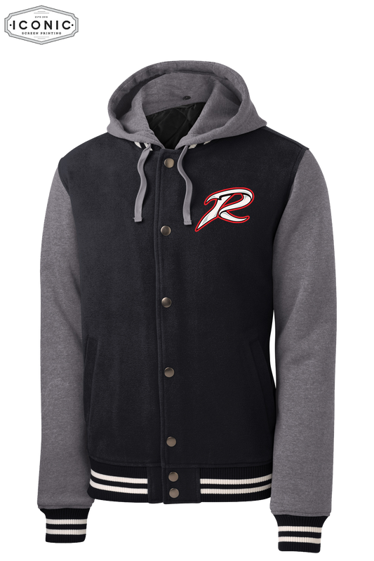 Rockets R - Sport-Tek Insulated Letterman Jacket