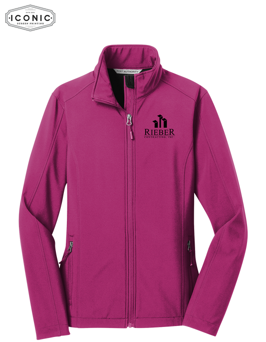 Rieber Contracting - Ladies Core Soft Shell Jacket - Embroidery