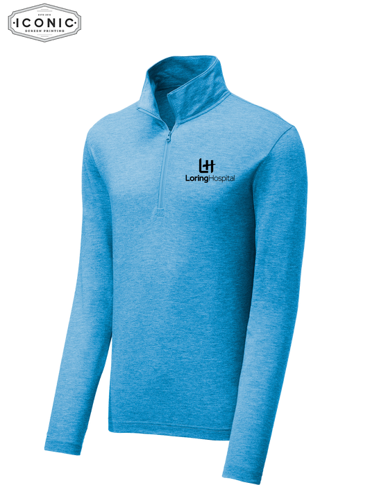Loring Hospital PosiCharge ® Tri-Blend Wicking 1/4-Zip Pullover