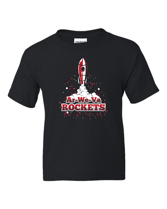 Rocket Blasting Off - DryBlend T-shirt