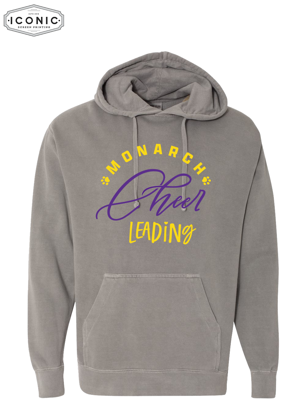 Monarch Cheer Leading - Comfort Colors Garment Dyed Hooded Sweatshirt