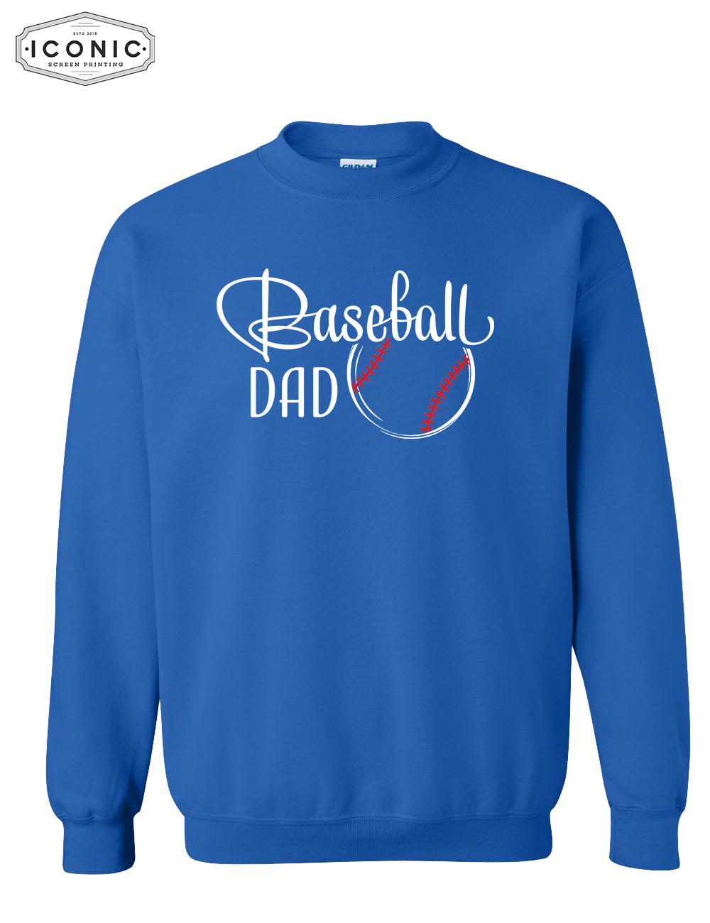 Baseball Dad - Heavy Blend Sweatshirt