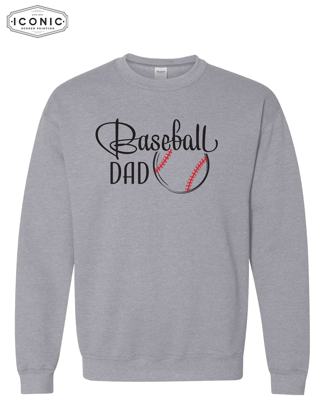 Baseball Dad - Heavy Blend Sweatshirt