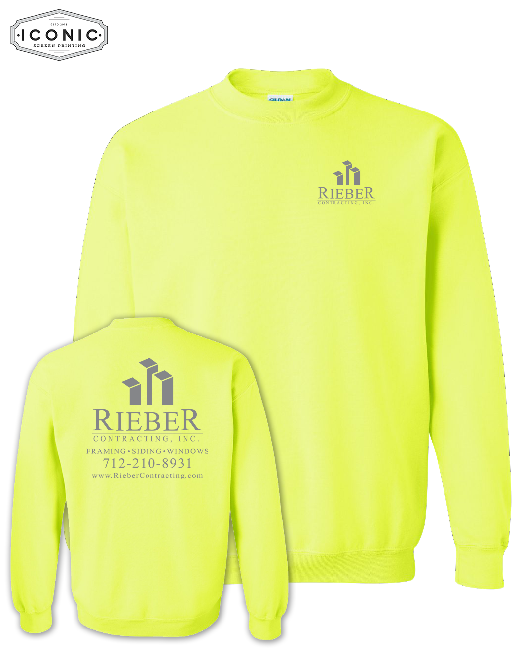 Rieber Contracting - Heavy Blend Sweatshirt