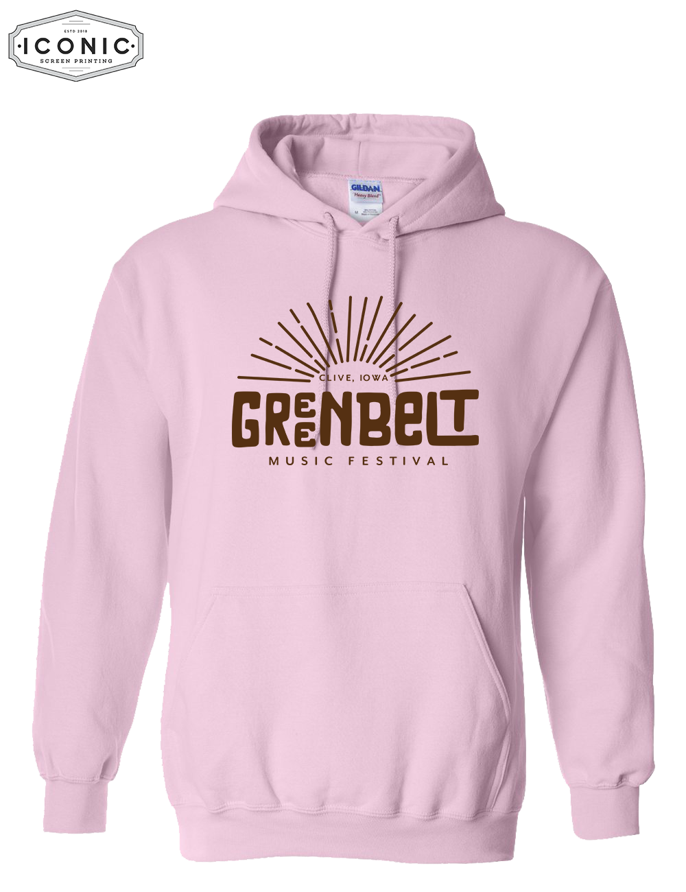 Greenbelt Music Festival Sun Rays - Heavy Blend Hooded Sweatshirt