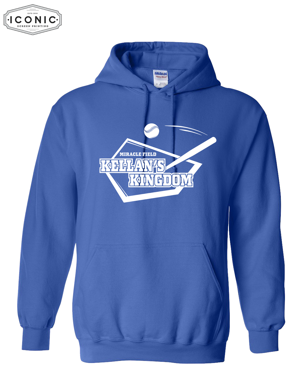 Home Plate - Heavy Blend Hooded Sweatshirt