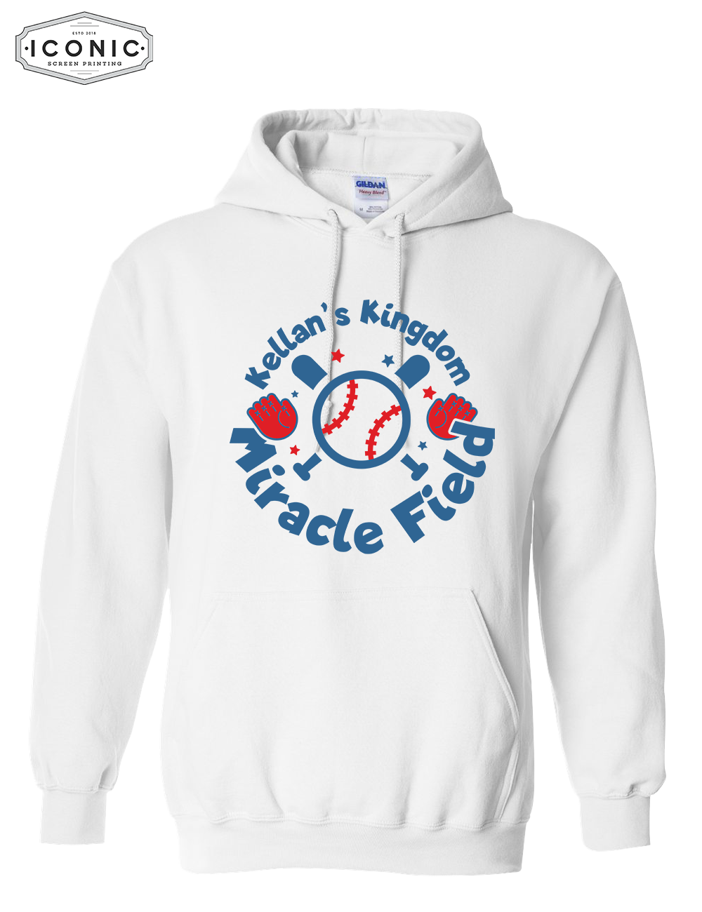 Baseball Glove - Heavy Blend Hooded Sweatshirt