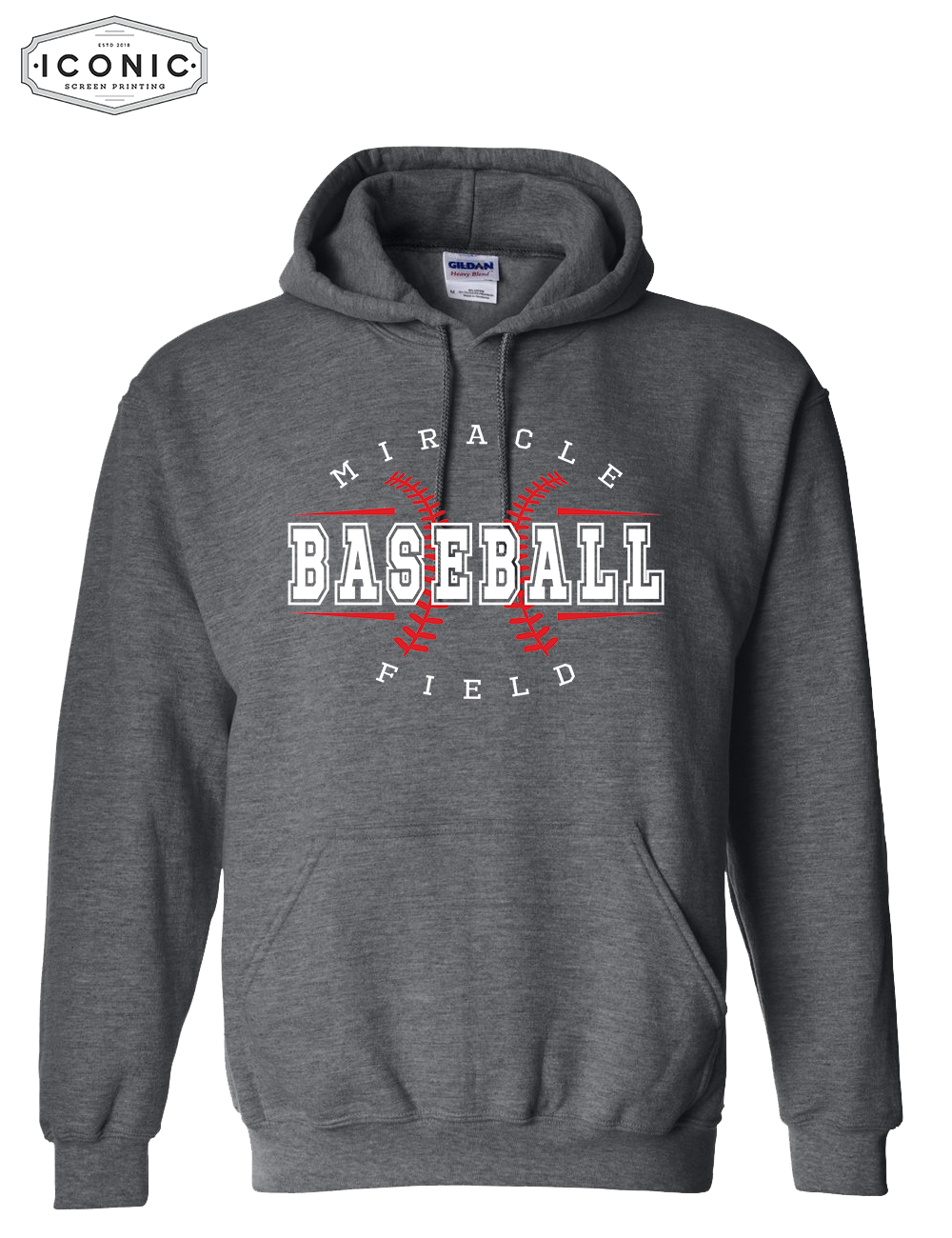 Miracle Field Baseball - Heavy Blend Hooded Sweatshirt