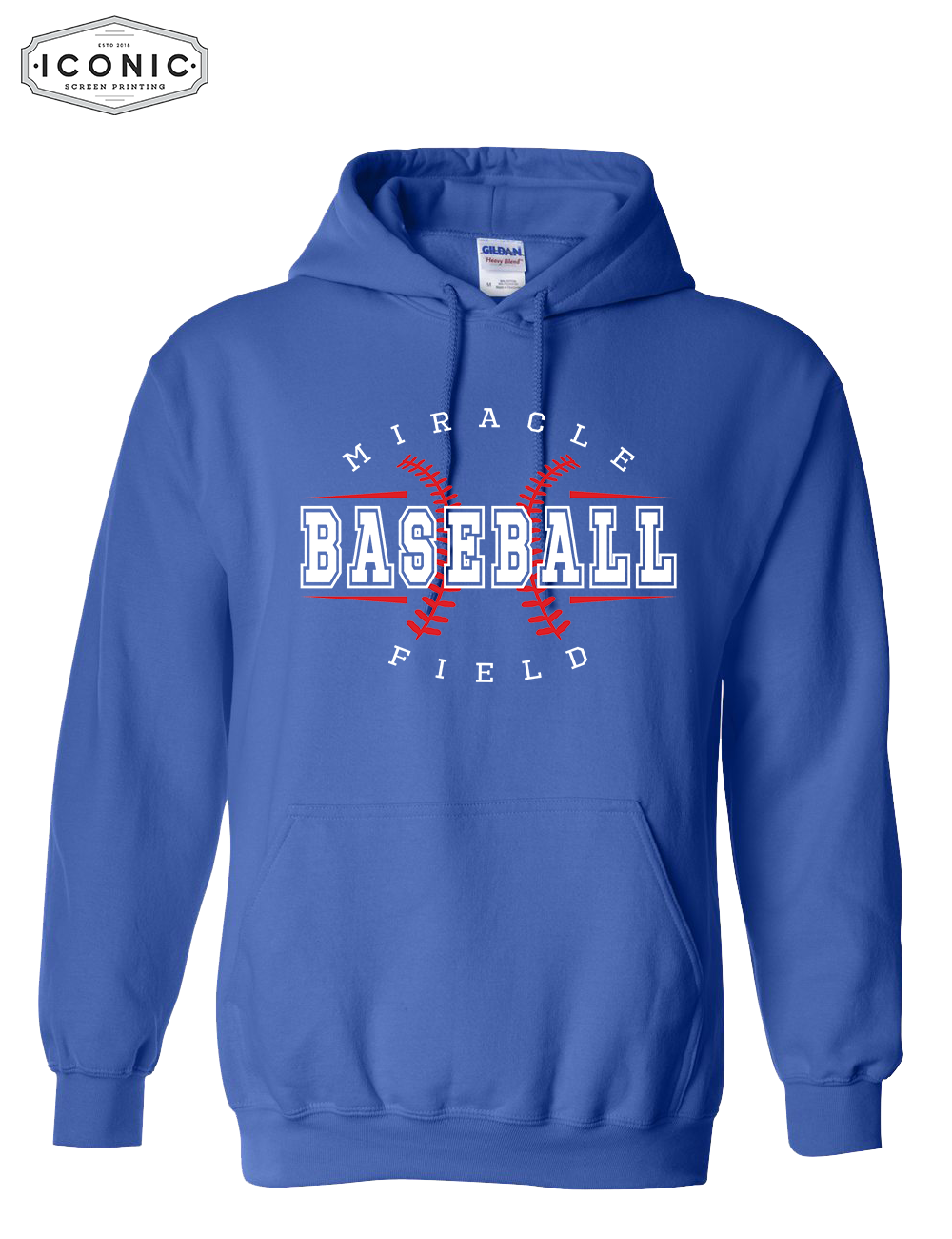 Miracle Field Baseball - Heavy Blend Hooded Sweatshirt