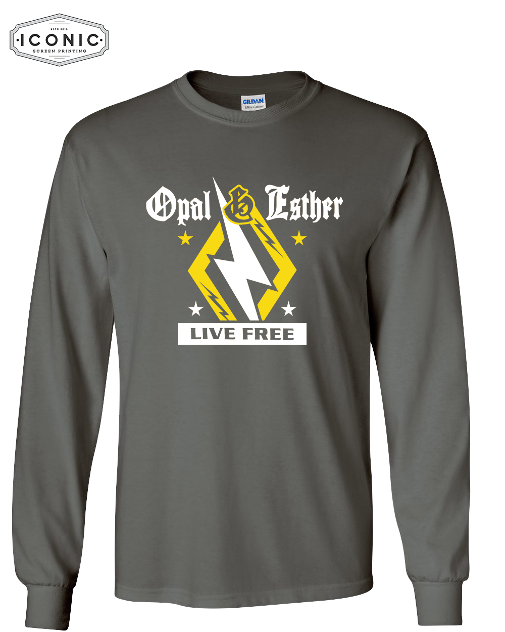 Opal & Esther Live Free - Ultra Cotton Long Sleeve