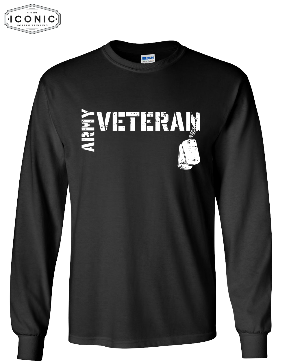 Army Veteran - Ultra Cotton Long Sleeve