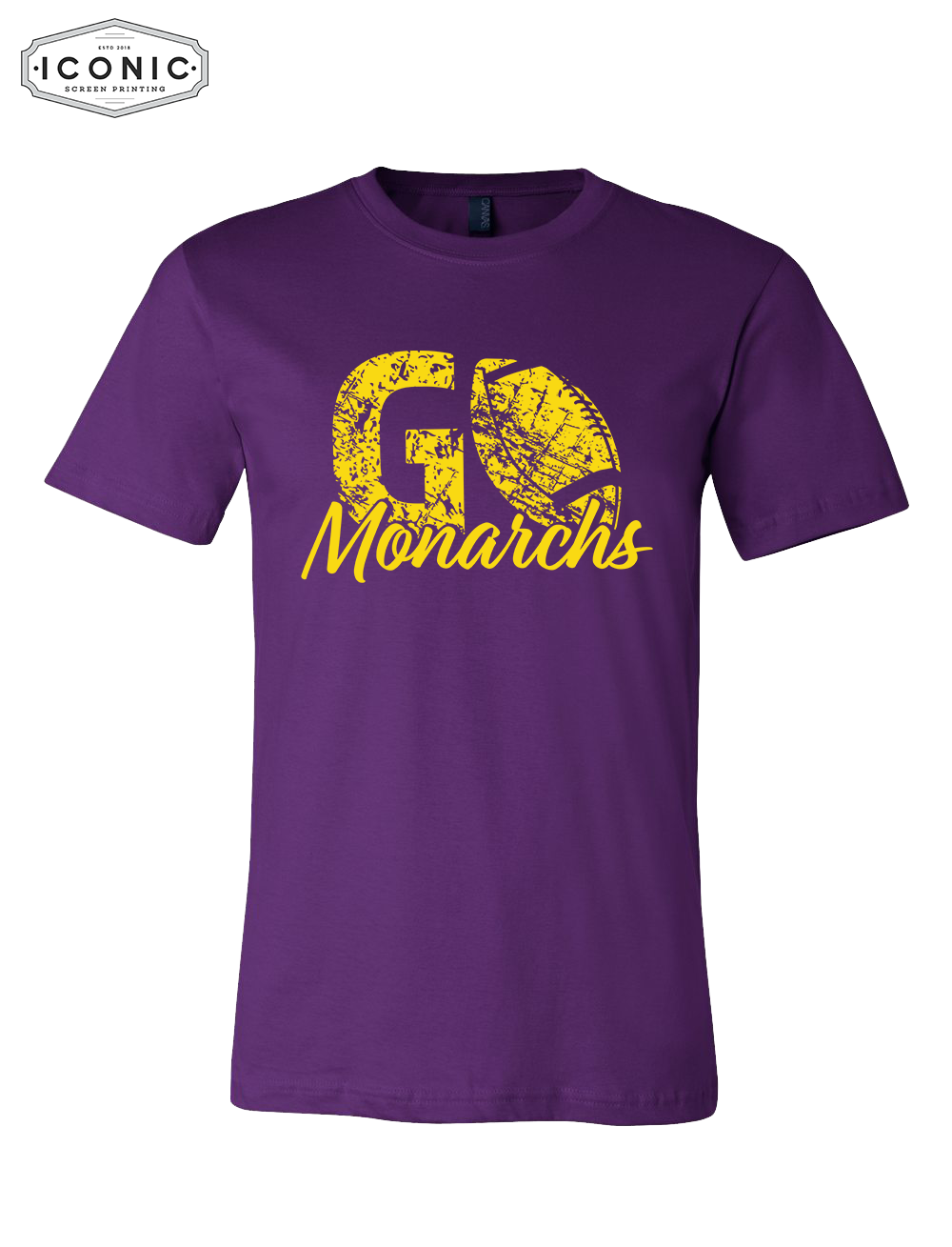 Monarchs Football- Unisex Jersey Tee