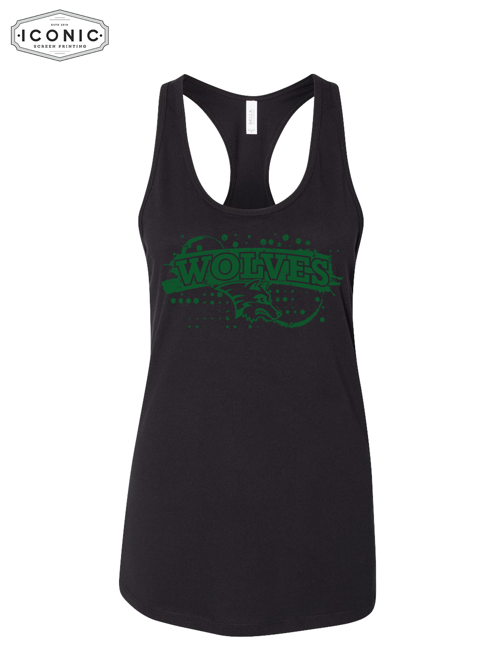 IKM Manning Wolves - Women's Jersey Racerback Tank