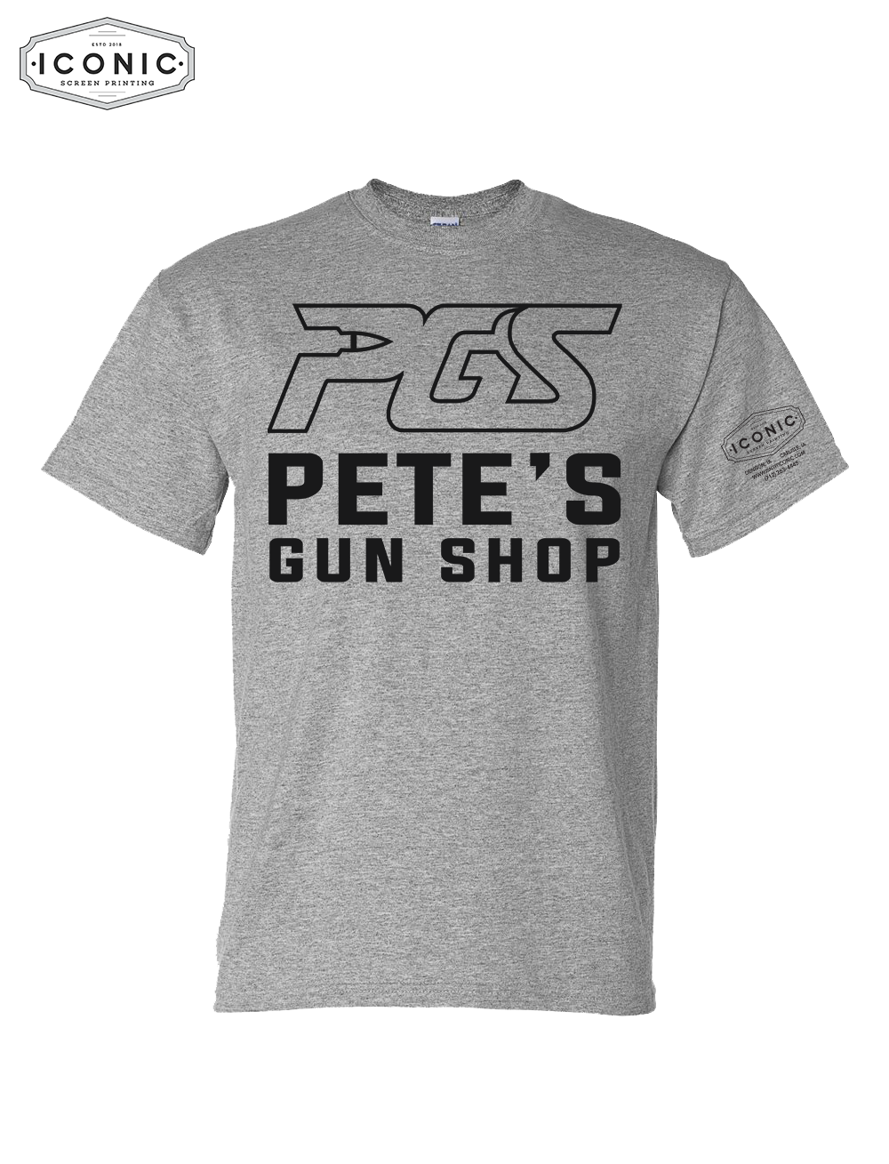 Pete's Gun Shop - DryBlend T-shirt - Clearance
