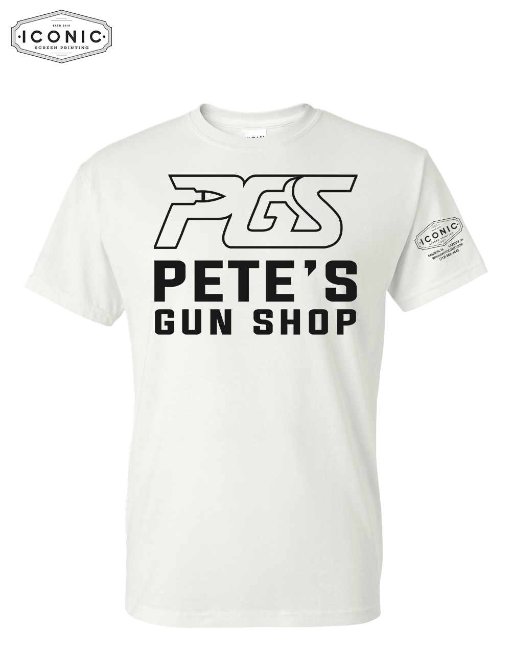 Pete's Gun Shop - DryBlend T-shirt - Clearance