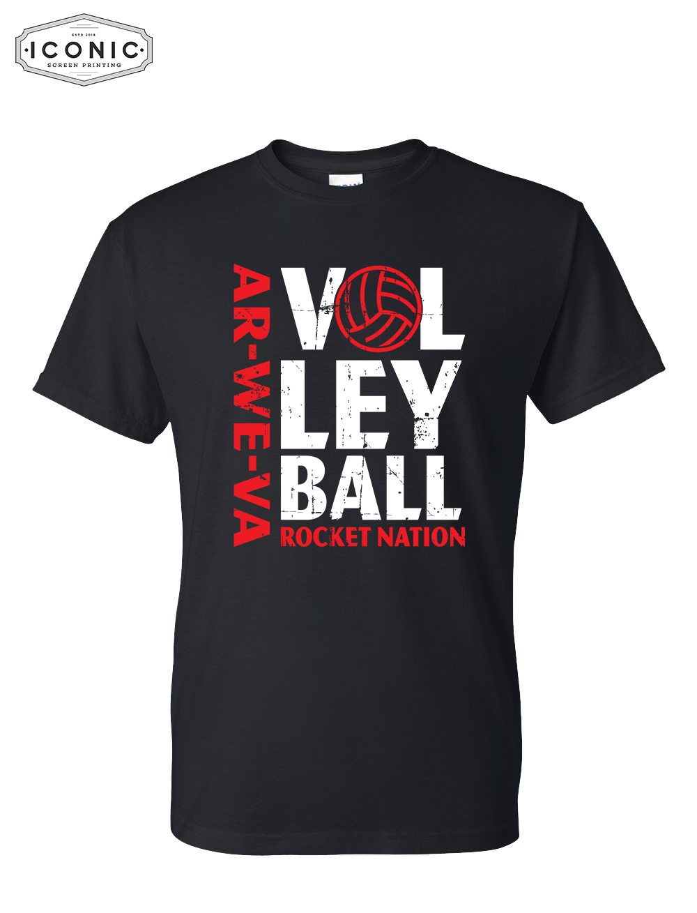 Rocket Nation Volleyball - DryBlend T-shirt