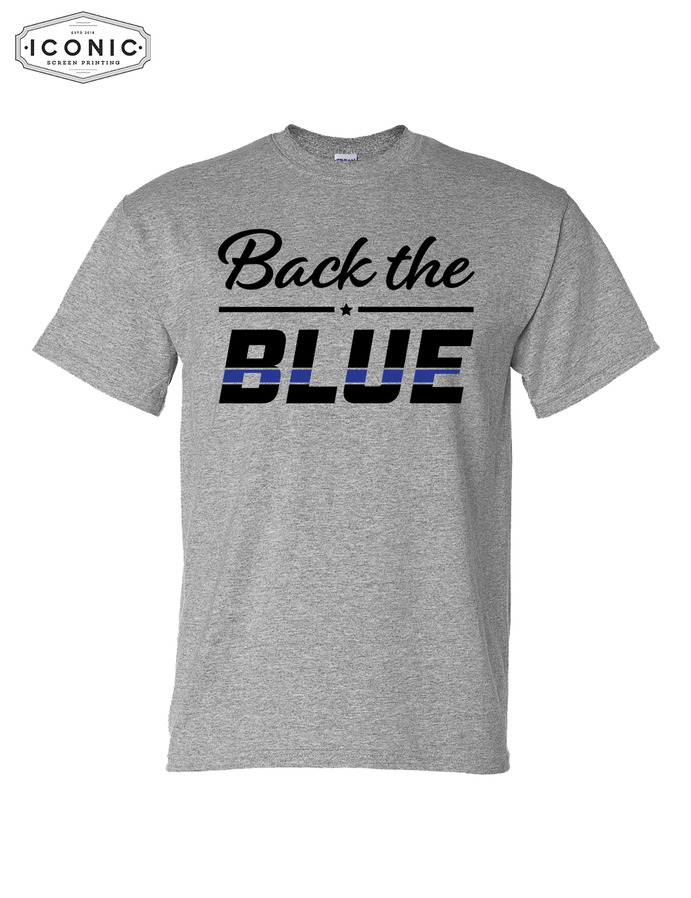 Back The Blue - DryBlend T-shirt