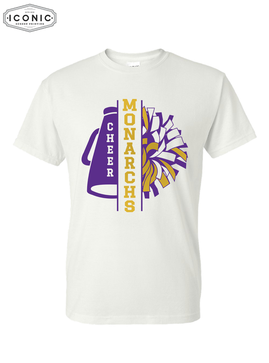 Monarch Cheer Pom (Glitter Print) - DryBlend T-Shirt