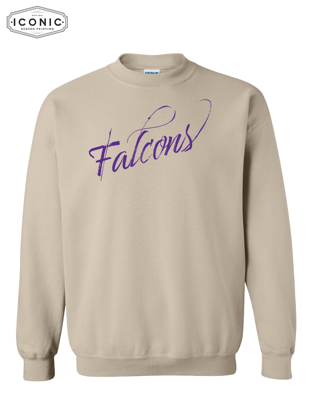 Falcons Script - Heavy Blend Sweatshirt
