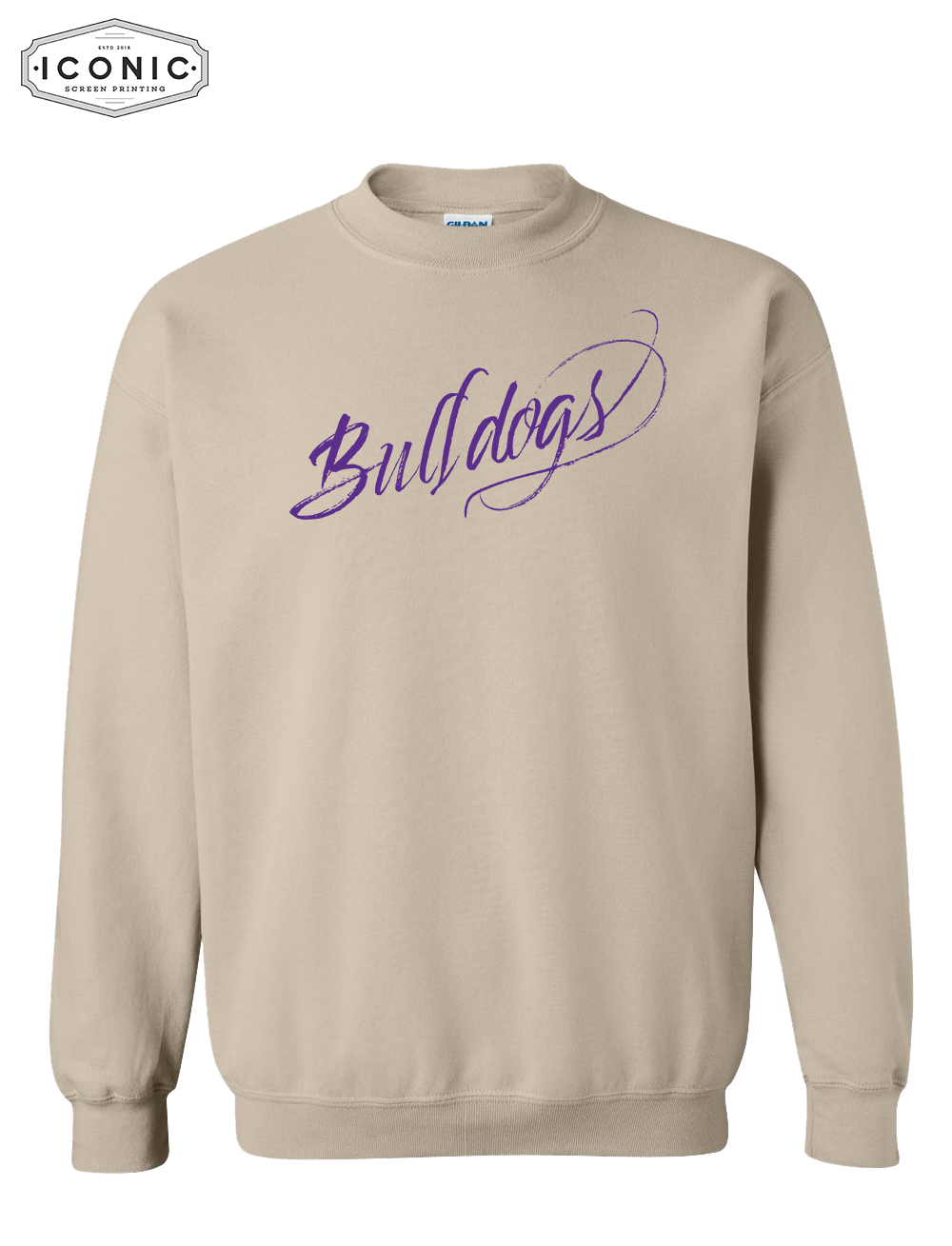 Bulldogs Script - Heavy Blend Sweatshirt