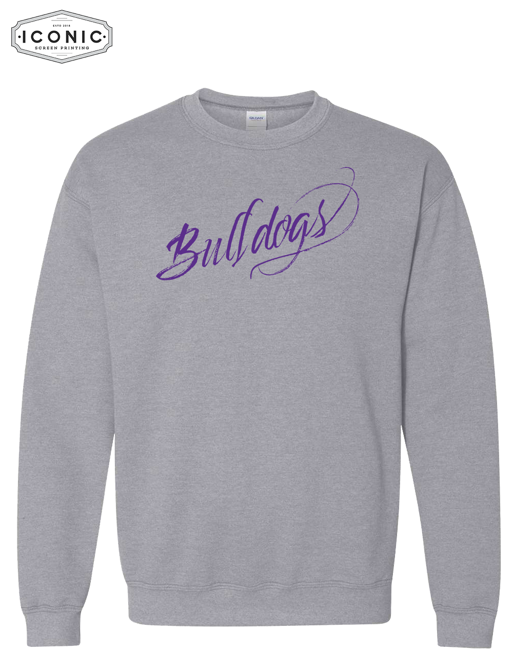Bulldogs Script - Heavy Blend Sweatshirt