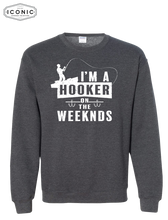 Load image into Gallery viewer, Hooker on the Weekends - Heavy Blend Sweatshirt
