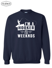 Load image into Gallery viewer, Hooker on the Weekends - Heavy Blend Sweatshirt
