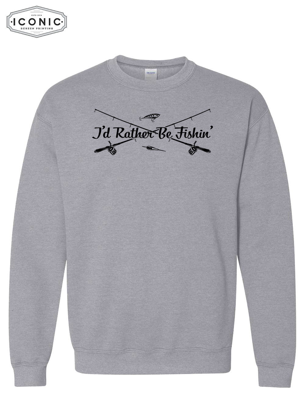 I'd Rather Be Fishin' - Heavy Blend Sweatshirt