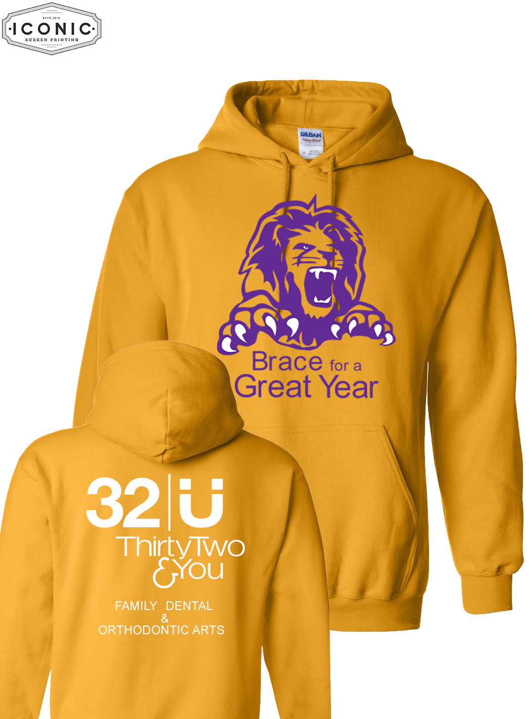 Brace for a Great Year - D5 - Heavy Blend Hooded Sweatshirt