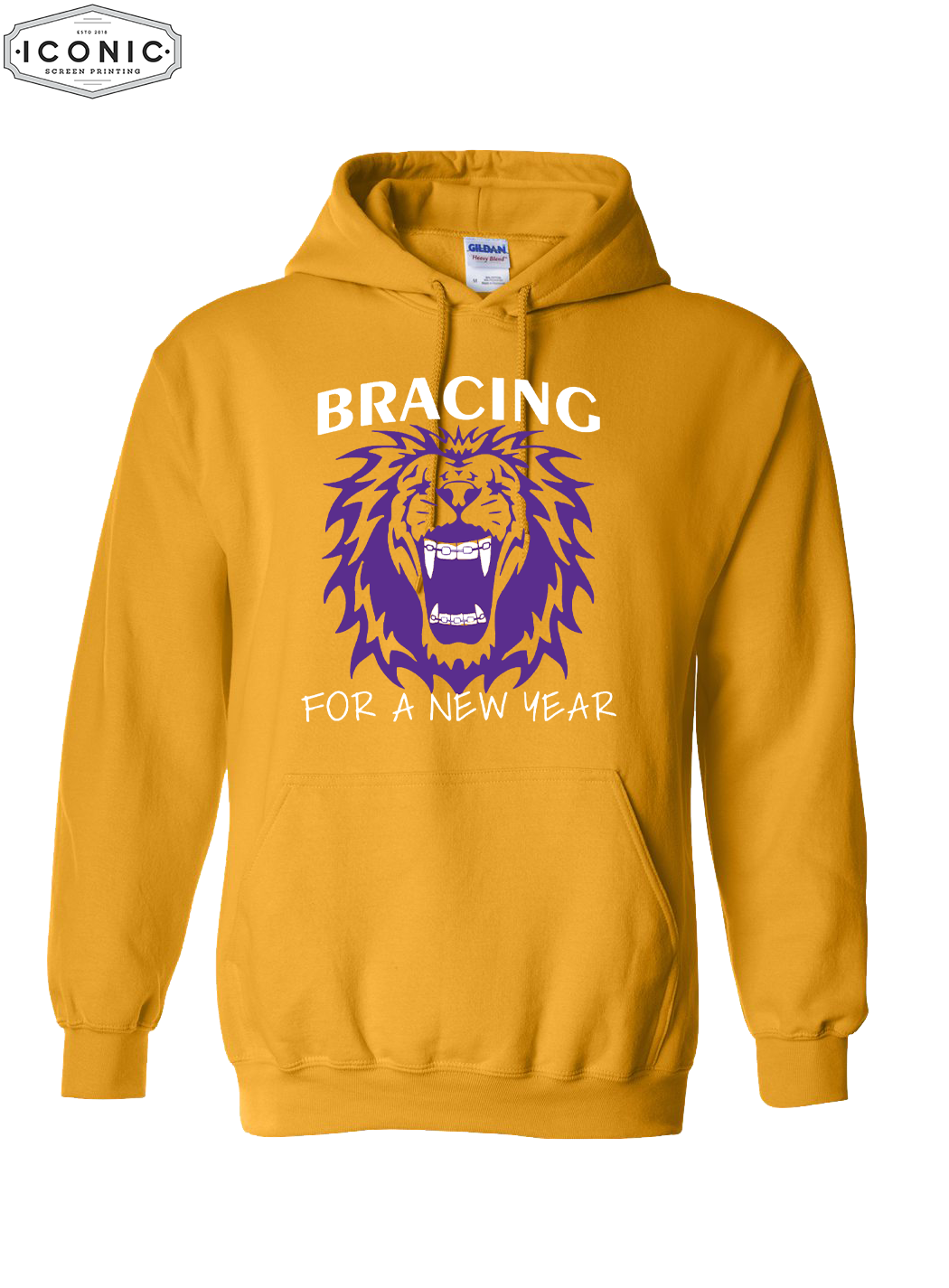 Bracing for a New Year - D4 - Heavy Blend Hooded Sweatshirt