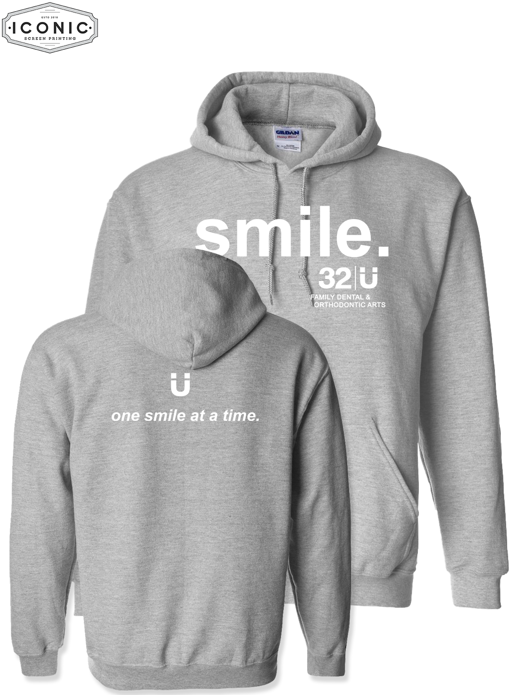 SMILE - D1 - Heavy Blend Hooded Sweatshirt
