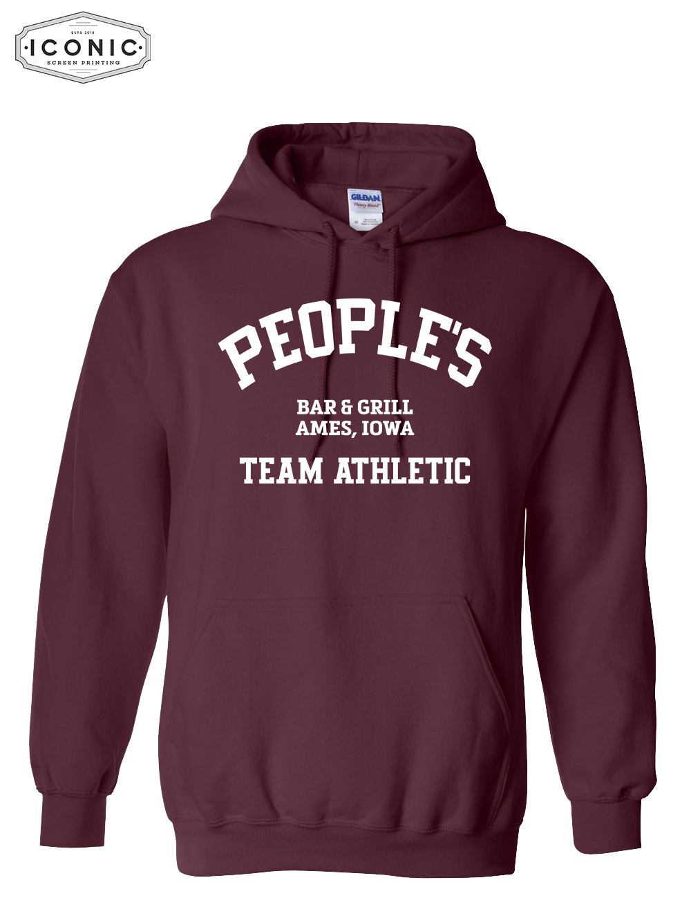 People's Team Athletic - D3 - Heavy Blend Hooded Sweatshirt