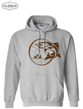 Load image into Gallery viewer, Crazy Fishing - Heavy Blend Hooded Sweatshirt
