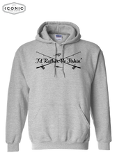Load image into Gallery viewer, I&#39;d Rather Be Fishin&#39; - Heavy Blend Hooded Sweatshirt
