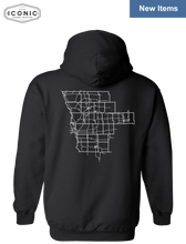 Load image into Gallery viewer, Stingrays with Map - Heavy Blend Hooded Sweatshirt
