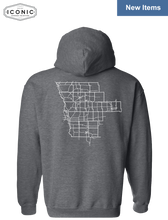 Load image into Gallery viewer, Stingrays with Map - Heavy Blend Hooded Sweatshirt
