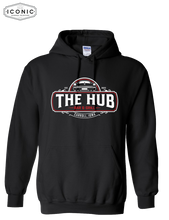 Load image into Gallery viewer, The Hub Bar &amp; Grill - Heavy Blend Hooded Sweatshirt
