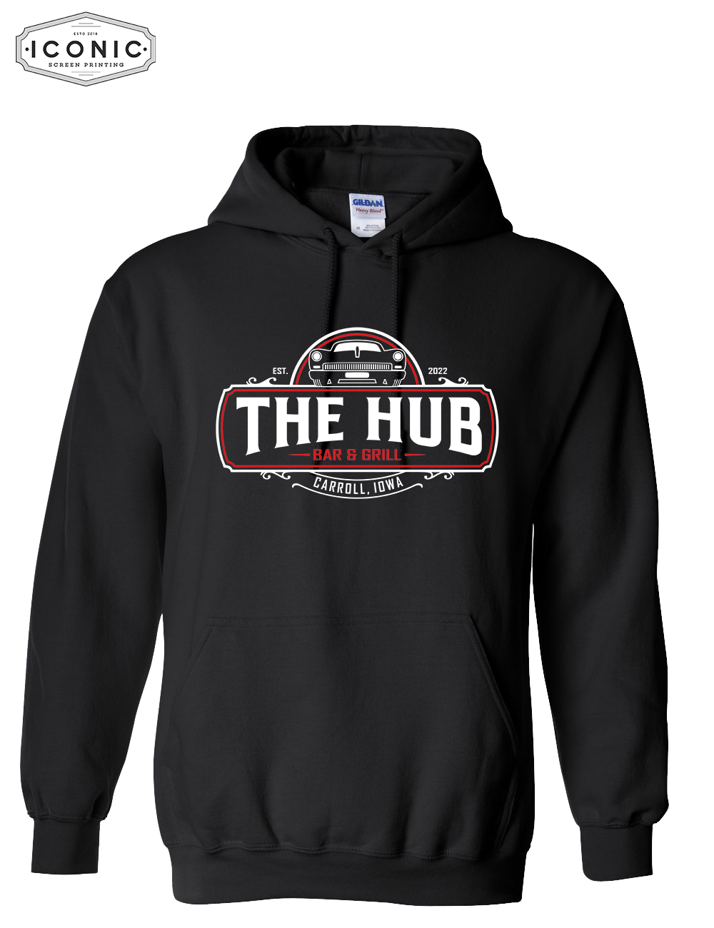 The Hub Bar & Grill - Heavy Blend Hooded Sweatshirt