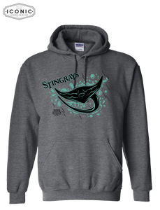 Stingrays with Map - Heavy Blend Hooded Sweatshirt