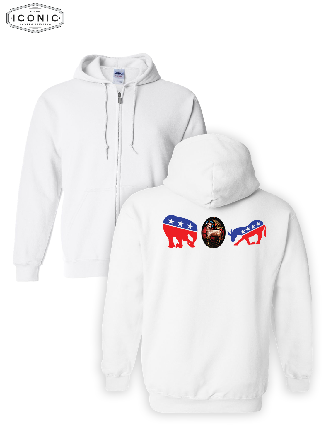 Election Loyalty Heavy Blend™ Full-Zip Hooded Sweatshirt