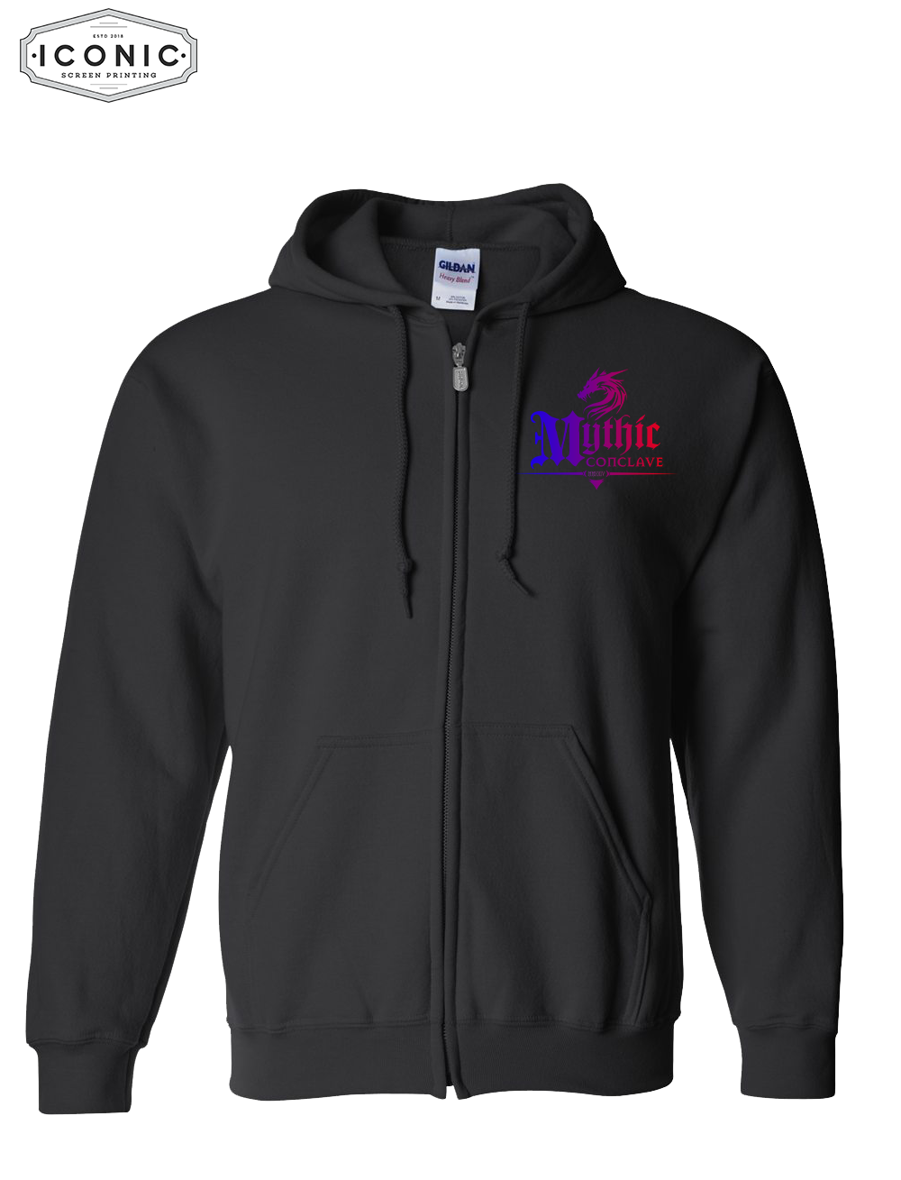 Mythic Conclave Heavy Blend™ Full-Zip Hooded Sweatshirt