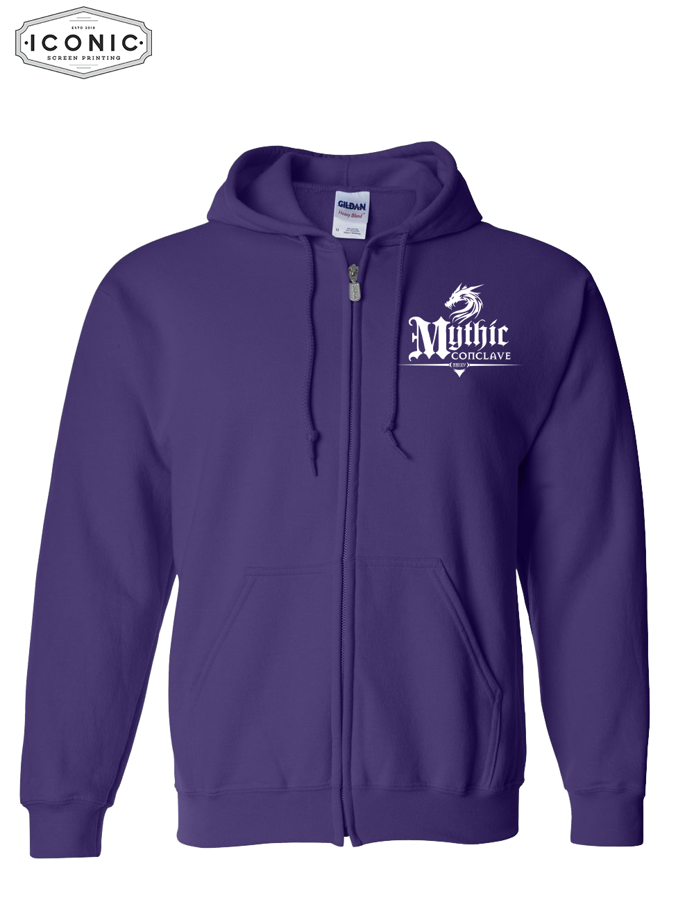 Mythic Conclave Heavy Blend™ Full-Zip Hooded Sweatshirt